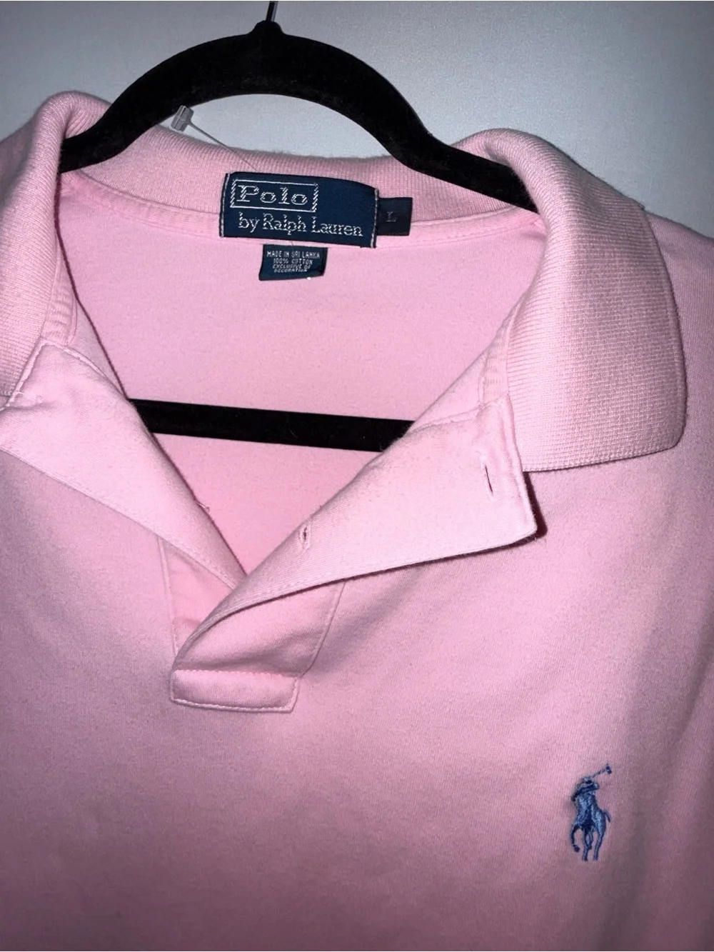 Men's Classic Pink Polo Shirt by Polo by Ralph Lauren